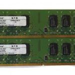 Kingston 4GB (2x2GB) DDR2 800MHz memória fotó