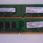 2 x 2 GB CSX DDR2 800 MHz MEMÓRIAKÁRTYA RAM fotó