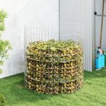 horganyzott acél kerti komposztáló Ø100 x 100 cm fotó