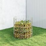 horganyzott acél kerti komposztáló Ø50 x 50 cm fotó