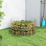 horganyzott acél kerti komposztáló Ø100 x 50 cm fotó