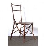 0T455 Antik Thonet bambusz szék fotó