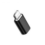 OTG átalakitó adapter (USB-C->Lightning), fekete fotó