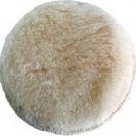 EXTOL polír korong, fehér, báránybőr; 125 mm, 407201, 8894201 és 8894202 excenter csiszolókhoz fotó
