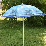 Pálmafás napernyő állítható leszúró állvánnyal / 180x150 cm (A) fotó