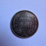 Ezüst 1 korona 1885 fotó