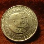 USA nagy ezüst emlék 1/2 dollár 1952 Carver és Booker 12, 5 gramm 0.900 30, 6 mm fotó