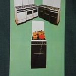 Kártyanaptár, Lampart zománcipari művek, gáztűzhely, lábos, edény , 1980 , L, fotó