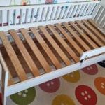 IKEA Gulliver gyerekágy ágyráccsal és matraccal fotó