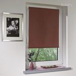 Gardinia Vászon roló - Mini árnyékoló roló csokoládébarna ablakra: 42.5 széles x 150 cm fotó