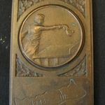 Balatoni Asztalitenisz bronz dijplakett 1943 fotó