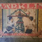 Marklin fémépítő játék, retro játék, ritka játék, eredeti dobozában, fotó