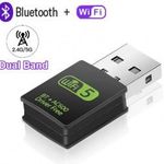 AC wifi adapter 600M és bluetooth adapter egyben USB 600Mbps Wireless Network Card Bluetooth 4.2 fotó