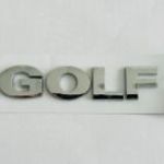 Új Volkswagen Golf felirat jel logó kiegészítő fotó
