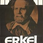 Eredeti, régi film plakát: ERKEL 1975 Magyar film Ajtay Bakos Balassa Keleti Márton fotó