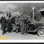 'Fotóamatőr' műterem, kirándulás BMW autóval, jármű közlekedés, személygépkocsi, 1930-a... fotó