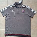 Fc Bayern München szurkolói galléros póló ingpóló 03 - szürkeeredeti ADIDAS Teamline - XXL fotó