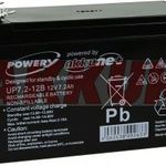 Powery ólom zselés akku helyettesíti Panasonic típ. LC-R127R2PG1 12V 7, 2Ah fotó