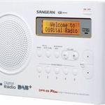Sangean DPR-69+ Koffer rádió DAB+, URH Akkutöltő funkció Fehér fotó