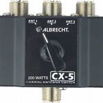 Albrecht Antenna átkapcsoló CX-5 3-Wege Antennenschalter 7402 fotó