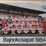BP. Honvéd csapatkép matrica (1984) bajnokcsapat fotó