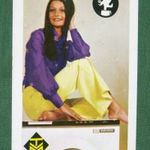 Kártyanaptár, Tomi mosópor, Tiszamenti vegyiművek, Szolnok, női modell, Hajdú mosógép, 1975, , É, fotó