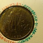 San Marino alu-bronz 20 lira 1979 UNC, tokban fotó