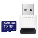 Samsung Pro Plus microSD kártya+kártyaolvasó, 128GB fotó
