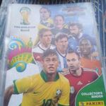 Fifa wordl cup brasil 2014 foci kártya gyüjtő album kártyákkal fotó