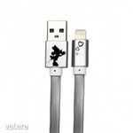 USB kábel Disney - Minnie Apple USB - Lightning (8Pin) 1 méter ezüst fotó
