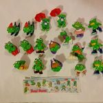 III. KINDER figurák teljes sorozat / Béka 1993 /Froggy Friends fotó