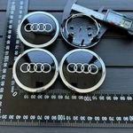 Új 4db Audi 69mm felni kupak alufelni felniközép felnikupak embléma porvédő 4B0601170 - fekete fotó