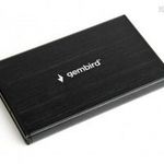 Gembird 2, 5" EE2-U3S-3 USB3.0 Enclosure Aluminium Black fotó