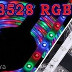 [RAKTÁR] 3528 Színváltós RGB LED szalag világítás távirányítóval (5m 5 m 5 méter) fotó