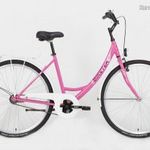 Biketek Jázmin 28 kontrás városi kerékpár rózsaszín fotó