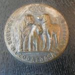 Mezőgazdasági kiállitás díjérem 1940 fatalpon ezüstözött bronz fotó