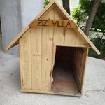 Fából készült kutyaház fotó