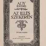 Ady Endre: Az Illés szekerén - könyv, 1923 fotó