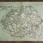Nagy-Románia vasúti térképe (1941), Észak-Erdély, Dél-Dobrudzsa - NAGYON RITKA TÉRKÉP fotó