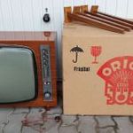 Régi "lábas" ORION TV Orion dobozzal, szép állapot - CSAK 1 FT - fotó