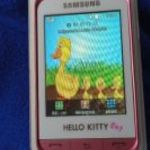 Hello Kitty Samsung C3300 K retro mobiltelefon fotó