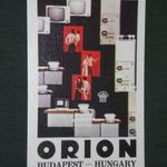 Kártyanaptár, ORION rádió televízió gyár, 1976. , Q, fotó