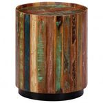 tömör újrahasznosított fa dohányzóasztal 38 x 45 cm (247657) fotó