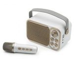 Karaoke szett ? akkumulátoros Bluetooth hangfal vezeték nélküli mikrofonnal (YS-104) fotó