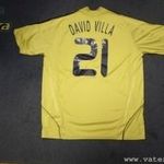 D. Villa Spanyolország sárga 21-es mez (XL) új! fotó