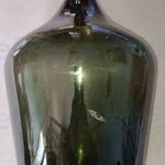 Régi zöld boros demizson üveg palack (3.) fotó