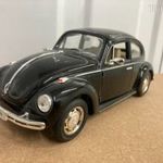 - Volkswagen "bogár" VW Beetle - Welly - 1: 24 - fekete autó modell - 1ft nmá fotó