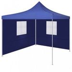 Kék színű összecsukható sátor 2 fallal 3 x 3 méter fotó