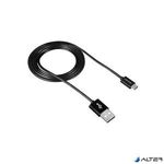 USB kábel, USB 2.0-microUSB, 1 m, CANYON 'UM-1', fekete fotó
