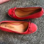 Clara Barson piros telitalpú cipő, 38-as, ÚJ fotó